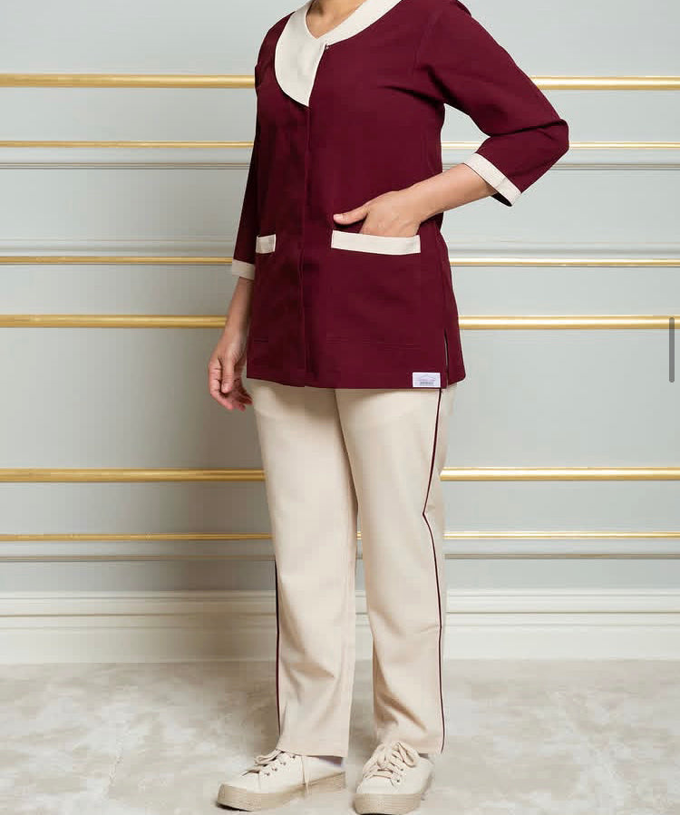 Dark maroon