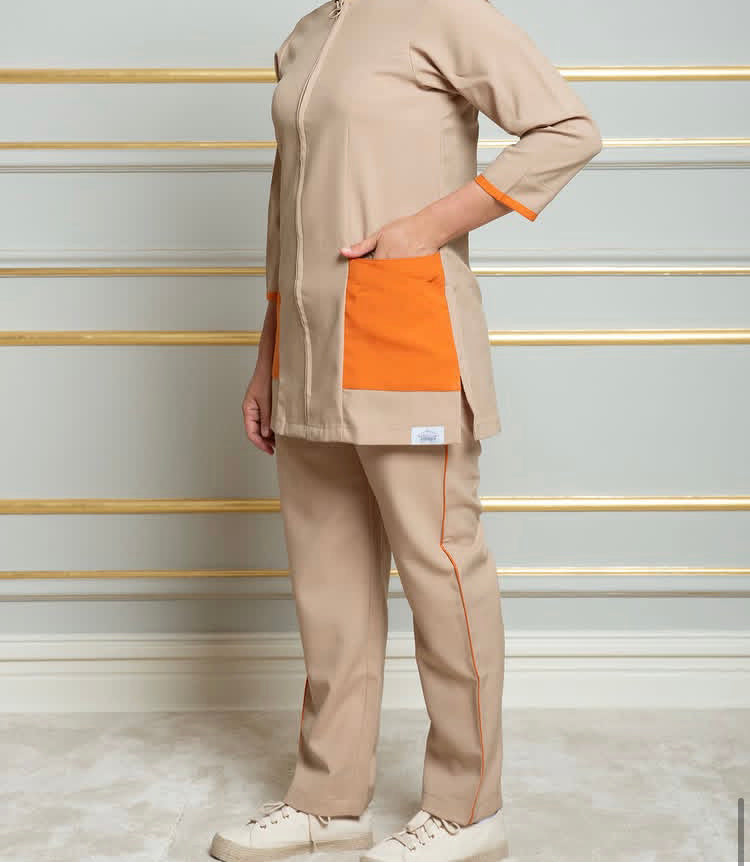 Double pocket orange