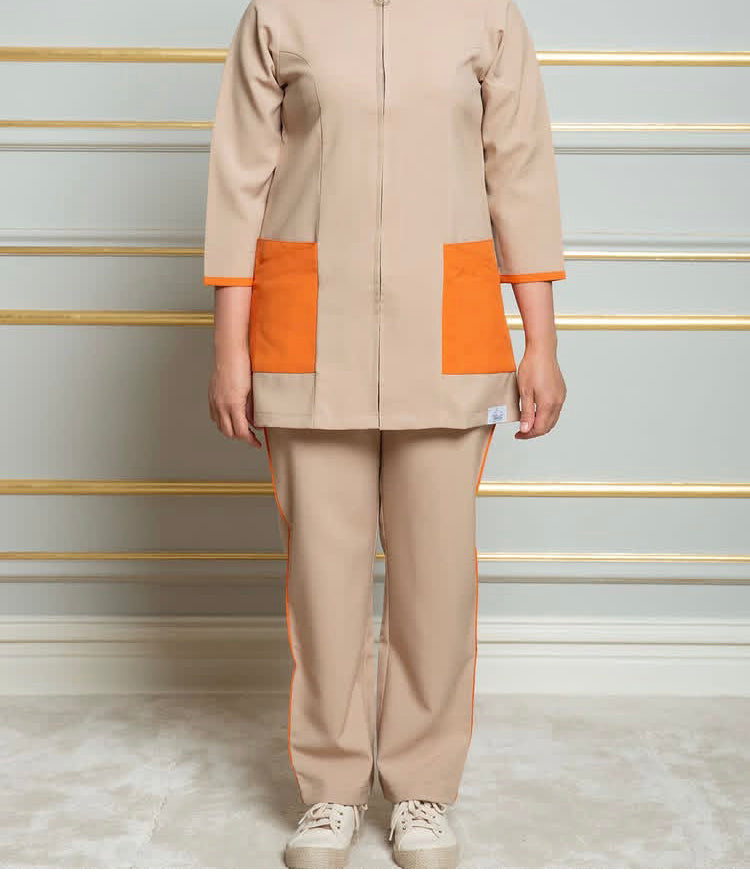 Double pocket orange