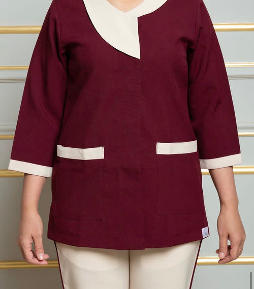 Dark maroon