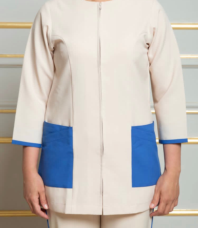 Double pocket blue