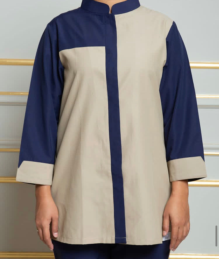Navy/beige